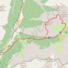 Trace GPS Pic d'Auriol par les Bésines, itinéraire, parcours