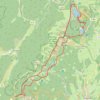 Trace GPS Schlucht Tanet faing lac Blanc Noir Forlet Vert, itinéraire, parcours