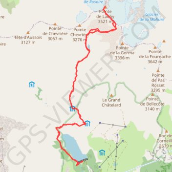 Trace GPS Pointe Labby, itinéraire, parcours