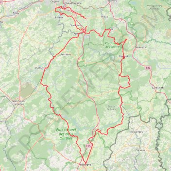 Trace GPS Liège Bastogne Liège Challenge 2022, itinéraire, parcours