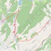 Trace GPS Rando de Mörel à Blatten, itinéraire, parcours