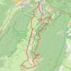 Trace GPS Rando depuis le col de La Faucille Haut-Jura, itinéraire, parcours