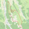 Trace GPS Randonnée Montesquiou - Monein, itinéraire, parcours