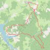 Trace GPS Ouroux 25k, itinéraire, parcours