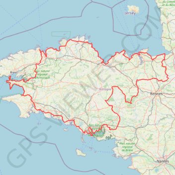 Trace GPS Tro Breizh 2021, itinéraire, parcours