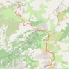 Trace GPS Du refuge de Carrozzu à Calenzana par le GR20, itinéraire, parcours