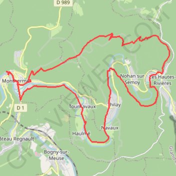 Trace GPS La Lyre, itinéraire, parcours
