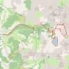 Trace GPS Lac Allos-Garrets, itinéraire, parcours