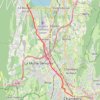 Trace GPS Sur les Pas des Huguenots - Chambéry - Le Bourget-du-Lac, itinéraire, parcours