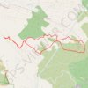 Trace GPS La tête de Cade (circuit du castellet), itinéraire, parcours