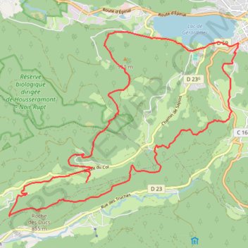 Trace GPS Autour des rochottes, itinéraire, parcours