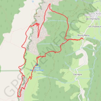 Trace GPS Du pas de Serre-Brion au pas Morta, itinéraire, parcours