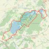 Trace GPS Circuits des 3 lacs de la Forêt d'Orient, itinéraire, parcours