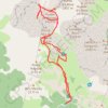Trace GPS Pico de Olibon et pics de Bernera depuis Saleras, itinéraire, parcours