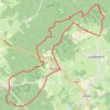Trace GPS HNPA - Forêt d'Anlier Behême - 18,2 km - 24-02-18 - Montana, itinéraire, parcours