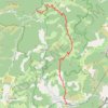 Trace GPS Randonnée Sospel Camp d'Argent, itinéraire, parcours
