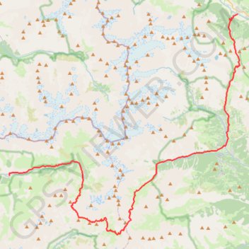 Trace GPS GR54 De Monêtier-les-Bains à La Chapelle-en-Valgaudémar (Hautes-Alpes), itinéraire, parcours