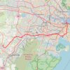 Trace GPS Sydney to Oran Park NSW, itinéraire, parcours