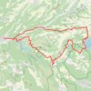 Trace GPS Lacs du Verdon - Alpes de Haute-Provence, itinéraire, parcours