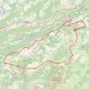 Trace GPS Val de Cusance - Saône, itinéraire, parcours