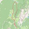 Trace GPS Combe du Giclard (Chartreuse), itinéraire, parcours