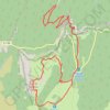 Trace GPS Roc de Toulau par le versant Est depuis Bouvante, itinéraire, parcours