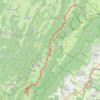 Trace GPS Lélex - Menthières, itinéraire, parcours