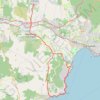 Trace GPS Bouverie - Roquebrune-sur-Argens - Bougnon - Issambres - Saintt-Aygulf, itinéraire, parcours