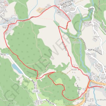 Trace GPS Découvertes des Hameaux de Leÿ et Messy, itinéraire, parcours