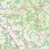 Trace GPS Hontanx,Arthez, domaine d'Ognoas, itinéraire, parcours
