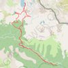 Trace GPS Lacs Nègre et Graveirette, itinéraire, parcours
