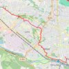 Trace GPS Pau - Lescar liaison Compostelle, itinéraire, parcours