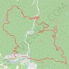 Trace GPS Roquebrun Laurenque et les marbrières de l'hermitage, itinéraire, parcours