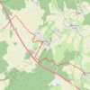 Trace GPS La Via Francigena - Traversée de la Haute-Marne - De Mormant à Faverolles, itinéraire, parcours