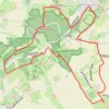 Trace GPS Autour du Mont Kemmel à Dries, itinéraire, parcours