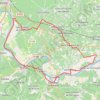 Trace GPS Saint Sukoice de Faleyrens sur les bords de la dordogne et à travers les vignobles, itinéraire, parcours