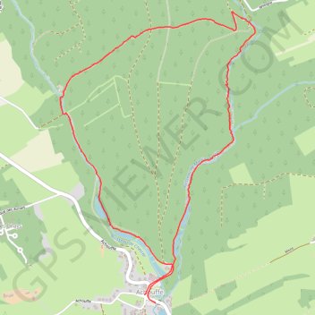 Trace GPS Achouffe : La Vallée des Fées, itinéraire, parcours