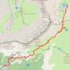 Trace GPS Col et Lac d'Anterne - Passy Plaine-Joux, itinéraire, parcours