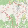 Trace GPS Le Mont de la Guerre, le col du Jovet, itinéraire, parcours