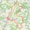 Trace GPS vtt montmoreau 16 sud d'angouléme, itinéraire, parcours