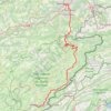 Trace GPS La GTJ de Morteau à Montbéliard, itinéraire, parcours