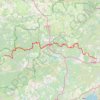 Trace GPS GR653 De Montarnaud à Castanet-le-Haut (Hérault), itinéraire, parcours