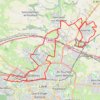 Trace GPS Saint-Berthevin par le golf de Change et Ecologia à Louverné, itinéraire, parcours
