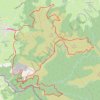 Trace GPS Boucle VTT autour du Mont Erebi, itinéraire, parcours