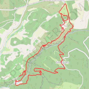 Trace GPS Vallon de l'Aiguebrun, itinéraire, parcours