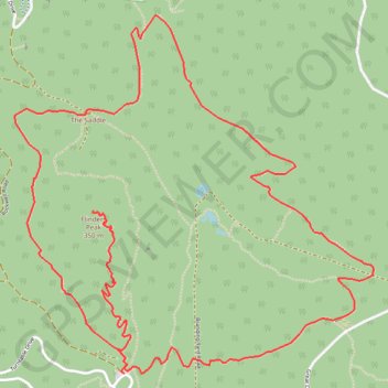 Trace GPS You Yangs Circuit - Flinders Peak, itinéraire, parcours