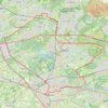 Trace GPS Fietsen door het water – De Teut en Haagdoornheide Circuit à partir de Hasselt, itinéraire, parcours
