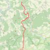 Trace GPS Bessy-sur-Cure - Vézelay, itinéraire, parcours
