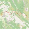 Trace GPS TronÃ§on 11 â De Les Chauvets Ã Moustiers-Sainte-Marie, itinéraire, parcours