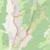 Trace GPS Petit Veymont arete NE - Grand Veymont, itinéraire, parcours